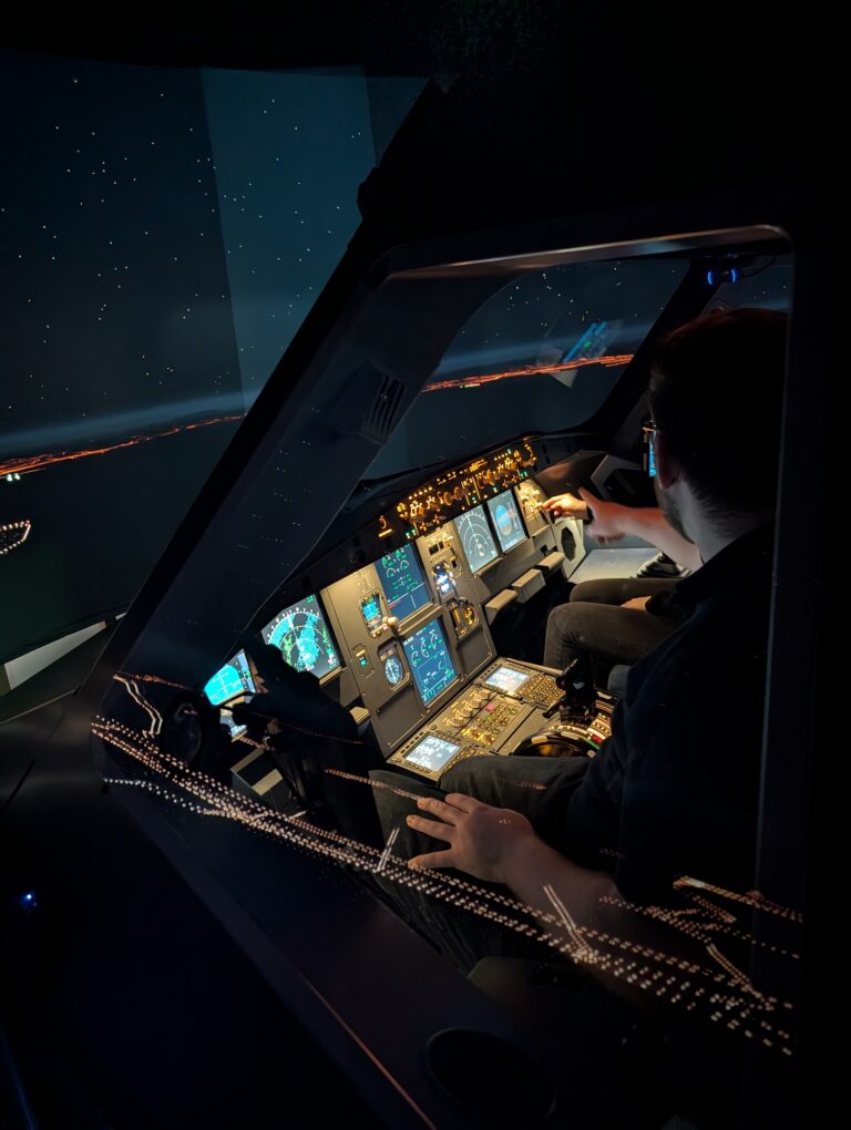 Sim view from the side